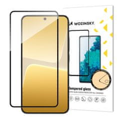 WOZINSKY 9H kaljeno steklo za celoten zaslon Xiaomi 13 s črnim okvirjem Full Glue