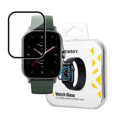 slomart wozinsky watch glass hibridno steklo za xiaomi amazfit gts 2e black