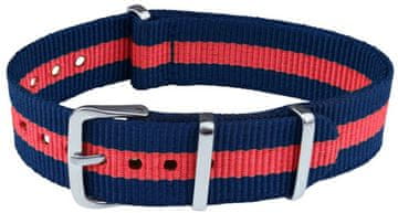 Active Pas najlon N5 modro-rdeč