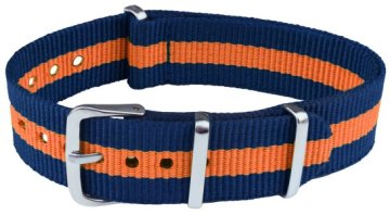 Active Pas najlon N111 modro-oranžen