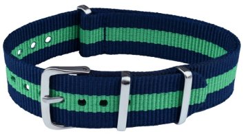 Active Pas najlon N50 modro-zelen