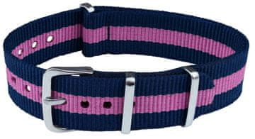 Active Pas najlon N51 modro-pink