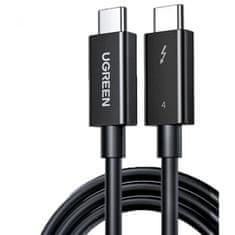 Ugreen kabel, 2M, Thunderbolt 4, USB-C, 8K, 100W, črn (60621)