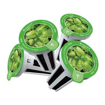 slomart set semen aspara z growgreen - bazilika