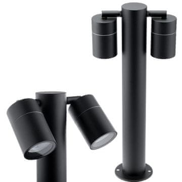 LUMILED Vrtna svetilka 2x GU10 zunanji steber 45cm ASTI