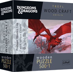 Trefl Wood Craft Origin Puzzle Dungeons & Dragons: Ancient Red Dragon 501 kosov