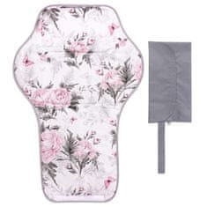 Inny Potovalna previjalna miza - Pink Flowers - PKT-01-PF-BO