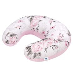 Inny Vzglavnik za hranjenje - croissant Pink Flowers - RL-1-PF-B