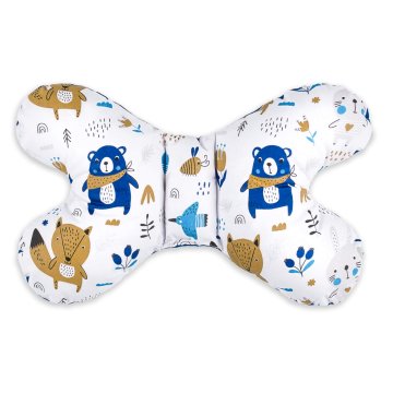 Inny Blazina z metulji Blue Bear iz mornarsko modrega žameta - MM-BB-VB
