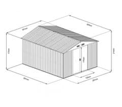 ABC Vrtna hišica 10 x 10 Plus 