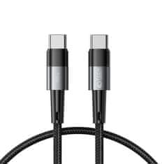 Tech-protect Ultraboost kabel USB-C / USB-C 60W 3A 25cm, siva