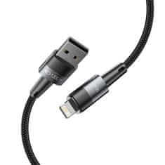 Tech-protect Ultraboost kabel USB / Lightning 12W 2.4A 1m, siva