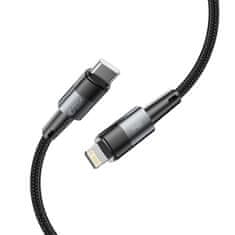 Tech-protect Ultraboost kabel USB-C / Lightning 20W 3A 25cm, siva
