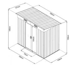 ABC Vrtna hišica 4 x 6 Plus