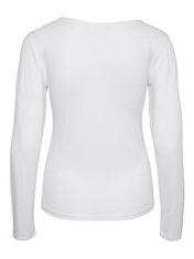 Pieces Ženska majica s kratkimi rokavi PCBARBERA Stan dard Fit 17141053 Bright White (Velikost XL)