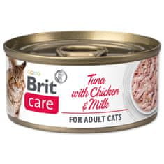 Brit Konzerva BRIT Care Cat Tuna with Chicken And Milk 70 g