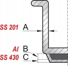 shumee 25l lonec za žganje s pipo, jeklo, OBS
