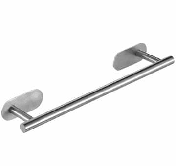 aptel Inox samolepilno 3M držalo za brisače 40cm srebrn