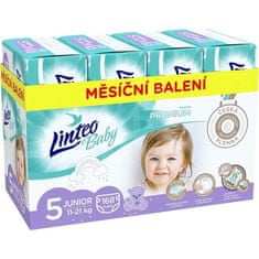 LINTEO BABY Premium plenice za enkratno uporabo 5 JUNIOR (11-21 kg) 168 kosov