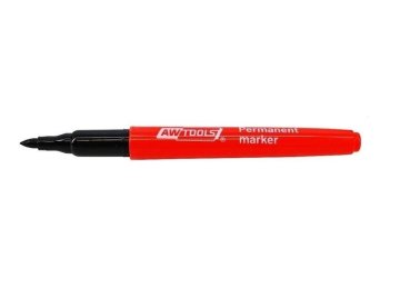 awtools Črni permanentni marker 2 tanki