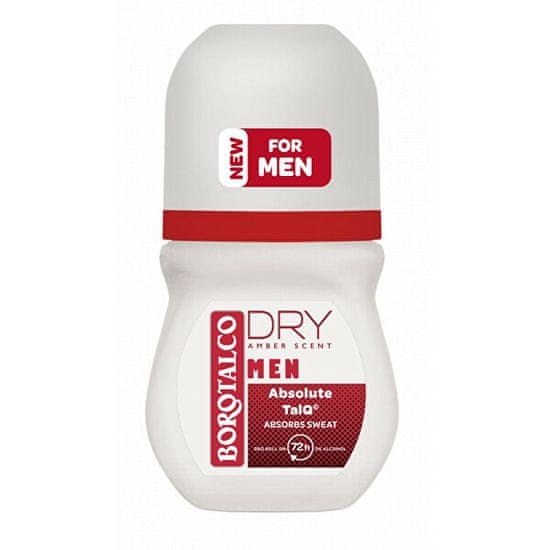 Borotalco Kroglični deodorant Men Dry Amber (Deo Roll-On) 50 ml
