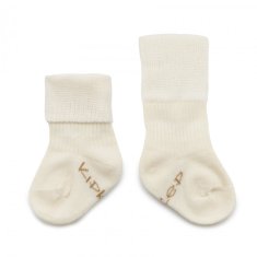 KipKep Otroške nogavice Stay-on-Socks NEWBORN 1 par Off White