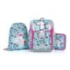 Oxybag šolska torba 3 kosi premium light - Unicorn Iconic