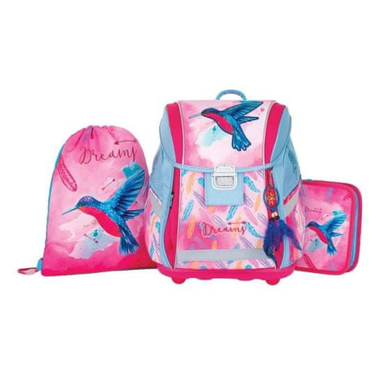 Oxybag 3-delni šolski set Premium light - Kolibri
