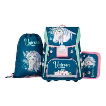 Oxybag Oksibag 3-delni vrhunski šolski komplet - Unicorn 2023