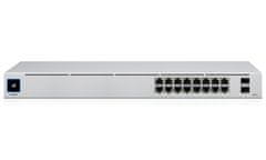 Ubiquiti UniFi Switch 16 PoE - 16x GbE, 2x SFP, 8x PoE+ (PoE proračun 42W)