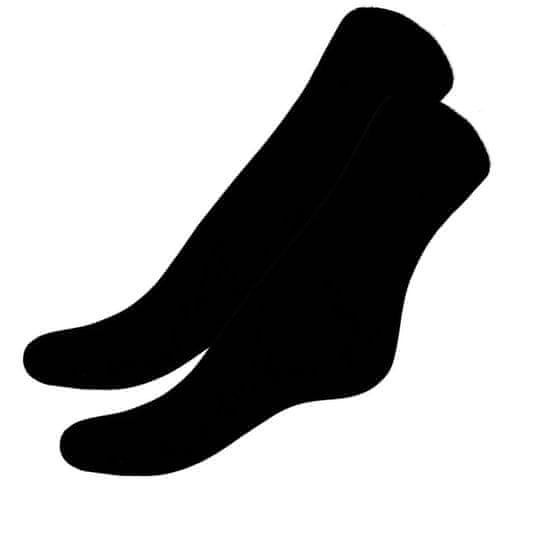 Northix Nogavice iz bambusa - črne - 2 paketa - vel. 41-45
