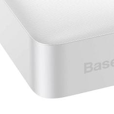 BASEUS powerbank Bipow 20000mAh, 2xUSB, USB-C, 15W (bela)