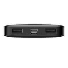 BASEUS powerbank Bipow 10000mAh, 2xUSB, USB-C, 15W (črna)
