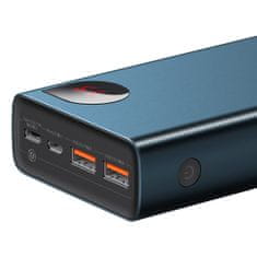 BASEUS powerbank Adaman Metal 20000mAh, PD, QC 3.0, 65W, 2xUSB + USB-C + micro USB, (modra)