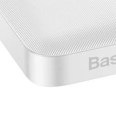 BASEUS Powerbank Bipow 10000mAh, 2xUSB, USB-C, 20W (bela)