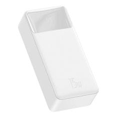 BASEUS powerbank Bipow 30000mAh, 2xUSB, USB-C, 15W (bela)