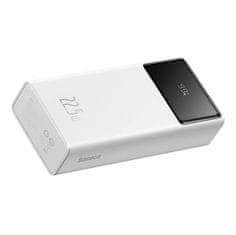 BASEUS powerbank Star-Lord 20000 mAh, 2xUSB, USB-C, 22,5 W (bela)