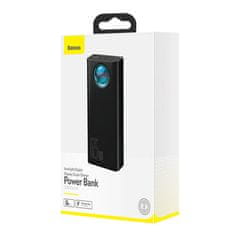 BASEUS Powerbank Baseus Amblight 30000mAh, 4xUSB, USB-C, 65W (črna)