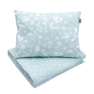 Inny Komplet bombažne odeje 75x100 in vzglavnika 30x40 mint nature - KPD-Z2-MN-B