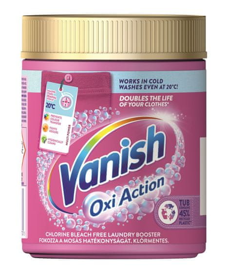 Vanish Oxi Action prašek za odstranjevanje madežev, 470 g