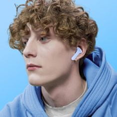 AceFast Brezžične slušalke TWS Bluetooth, svetlo modre
