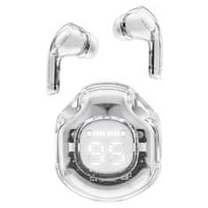 shumee T8 Bluetooth TWS brezžične slušalke z etuijem, bele