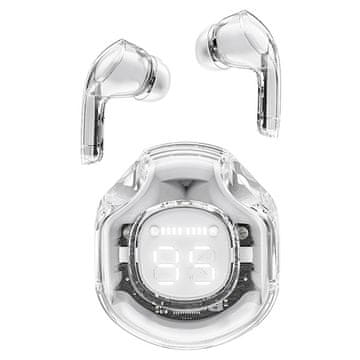 shumee T8 Bluetooth TWS brezžične slušalke z etuijem, bele