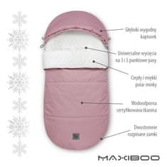 Inny Zimska spalna vreča za otroški voziček MaxiBoo črna - SKZ-1-MXI-BLACK
