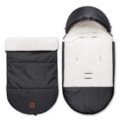 Inny Zimska spalna vreča za otroški voziček MaxiBoo črna - SKZ-1-MXI-BLACK
