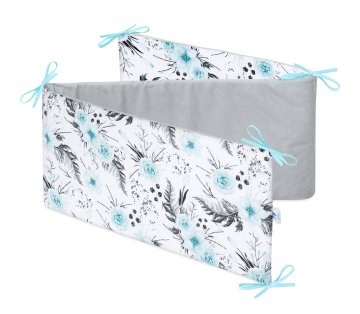 Inny Zaščita za otroško posteljico vrtna meta z žametno sivo - OK-1-IGM-VG