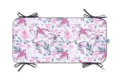 Inny Zaščitna plošča za otroško posteljico 60×30 Kolibri siva - OKP-1-HUM-GREY-B