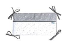 Inny Bombažni organizator za otroško posteljico 42x22 siva galaxy - OR-1-GG-B