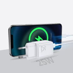Joyroom Majhen hitri polnilnik USB-C PD 5-12V 25W - bel