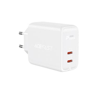 AceFast Polnilec 2x USB-C 40W PPS PD QC 3.0 AFC FCP bela